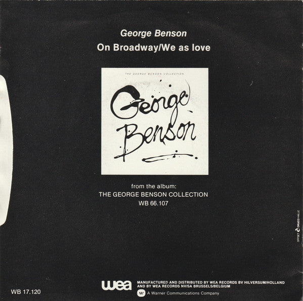 George Benson : On Broadway / We As Love (7", Single)