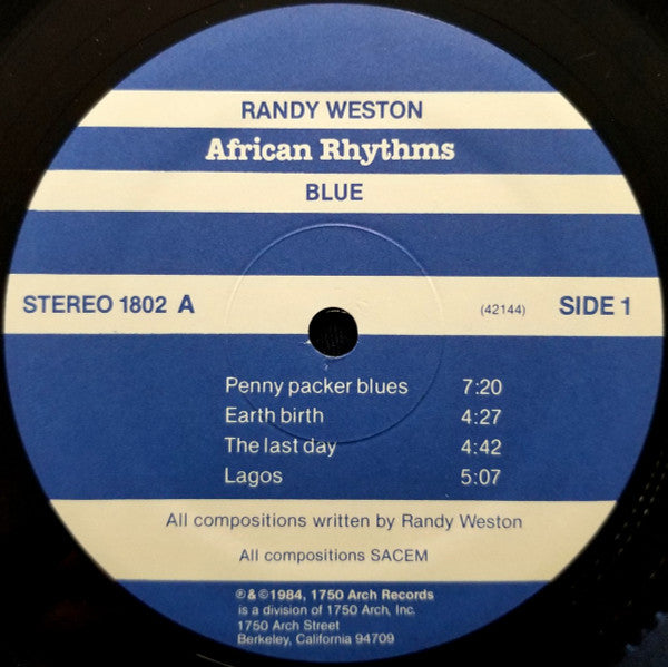 Randy Weston : Blue (LP, Album)