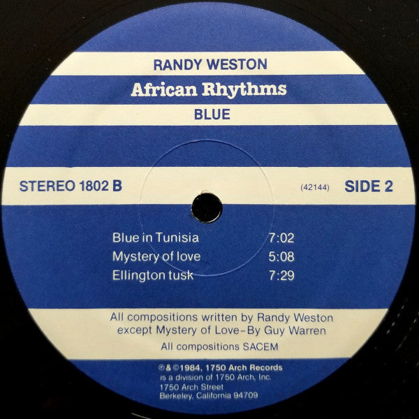 Randy Weston : Blue (LP, Album)