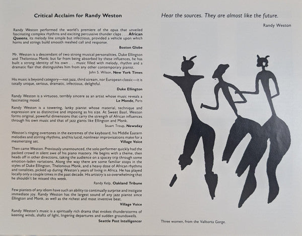 Randy Weston : Blue (LP, Album)