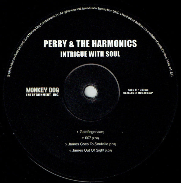 Perry & The Harmonics : Intrigue With Soul (LP, Album, RE)
