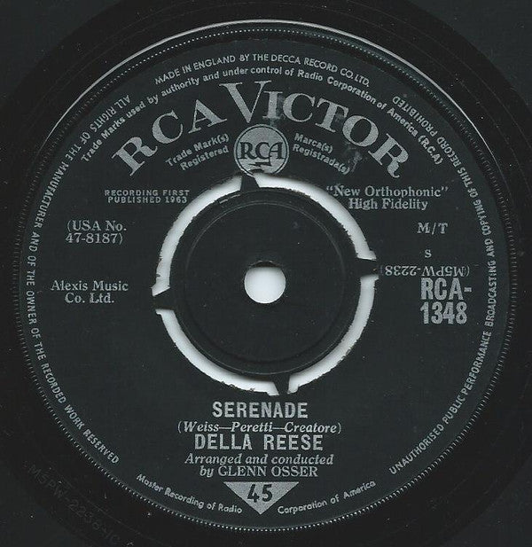 Della Reese : More / Serenade (7")