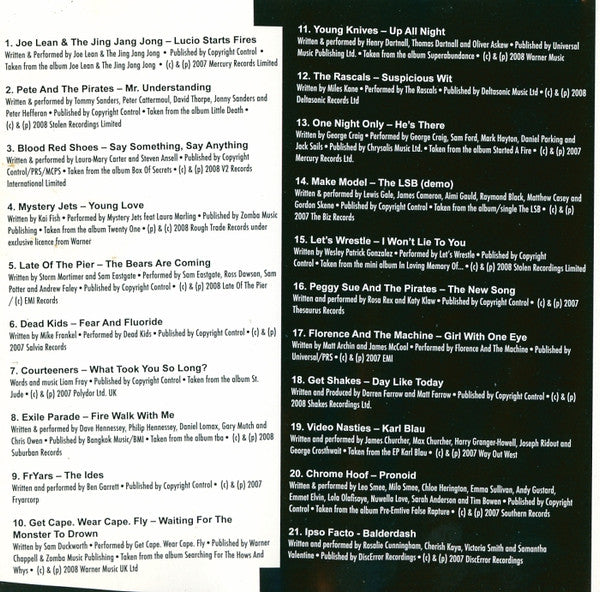 Various : London Calling - De Officiële Soundtrack! (CD, Promo, Smplr)