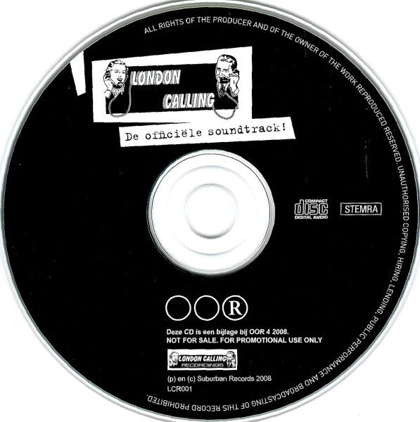 Various : London Calling - De Officiële Soundtrack! (CD, Promo, Smplr)