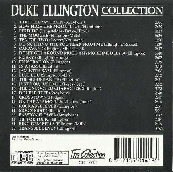 Duke Ellington : Collection (CD, Comp)