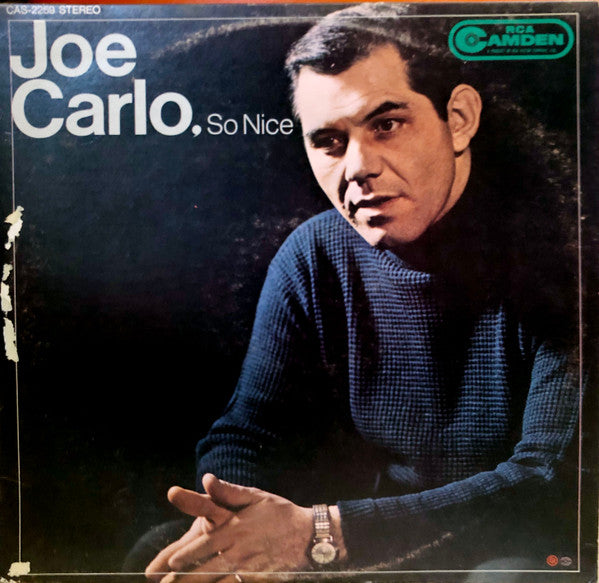 Joe Carlo (3) : So Nice (LP, Album)