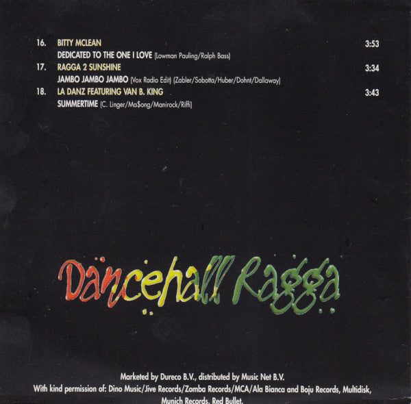 Various : Dancehall Ragga (2xCD, Comp)