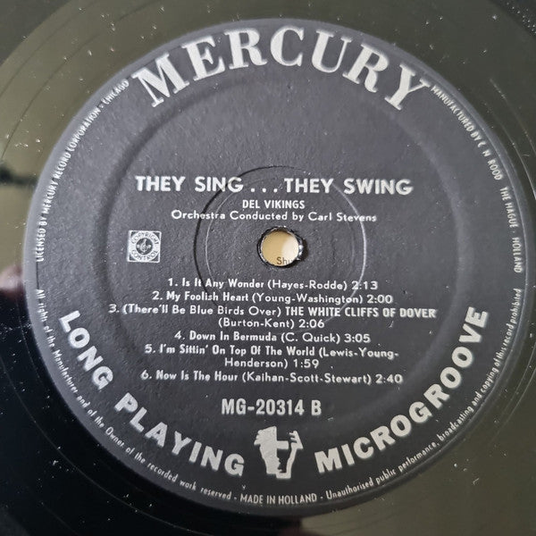 The Dell-Vikings : They Sing... They Swing (LP, Album, Mono)