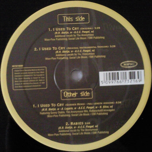 U-Niq (2) : I Used To Cry (12")