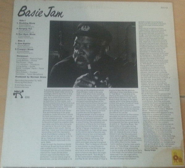 Count Basie : Basie Jam (LP, Album, RP)