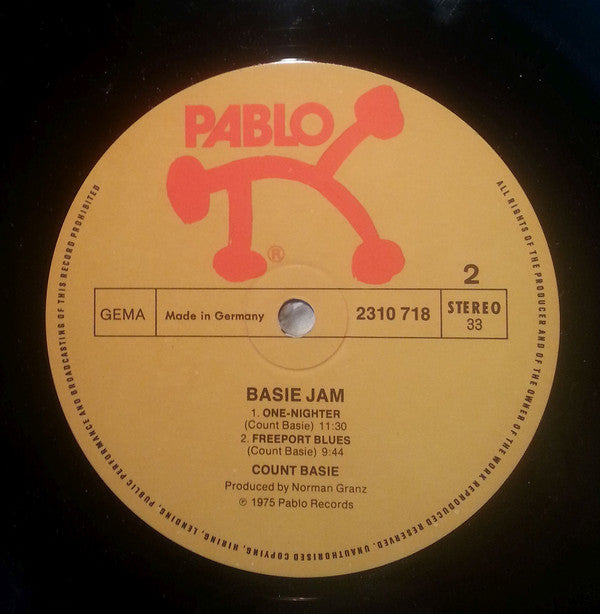 Count Basie : Basie Jam (LP, Album, RP)
