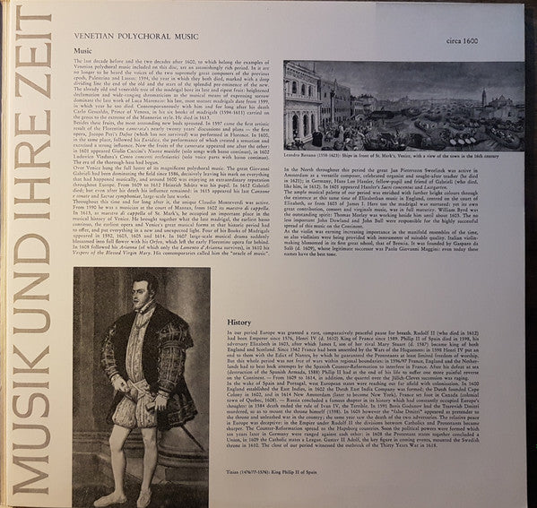 Giovanni Gabrieli : Venetian Polychoral Music Circa 1600 (LP, Album)