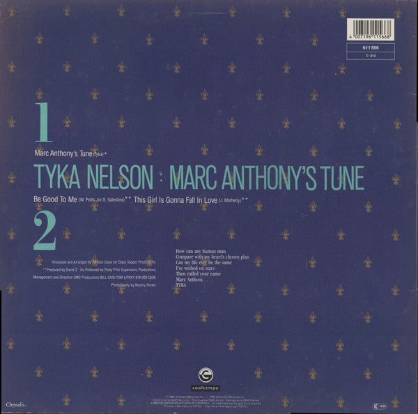Tyka Nelson : Marc Anthony's Tune (12", Maxi)
