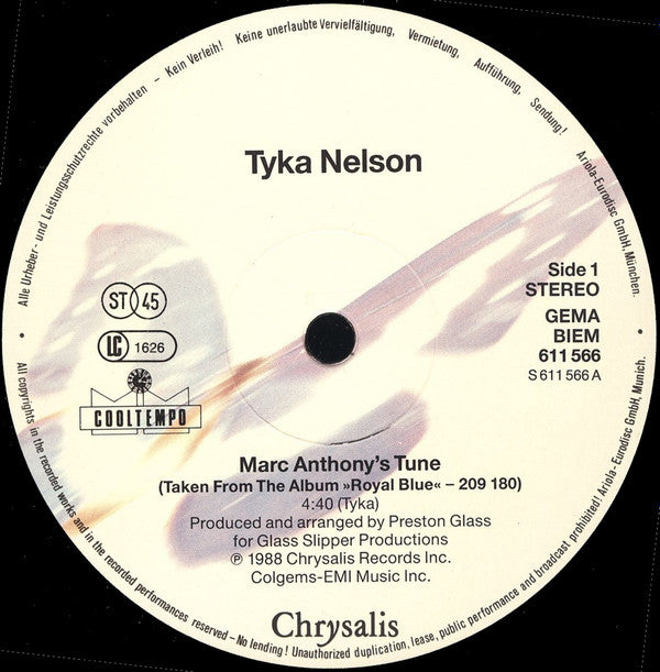 Tyka Nelson : Marc Anthony's Tune (12", Maxi)