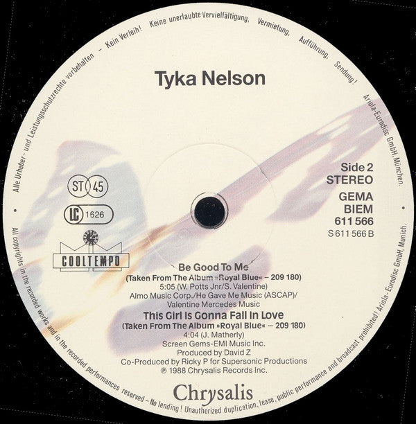 Tyka Nelson : Marc Anthony's Tune (12", Maxi)