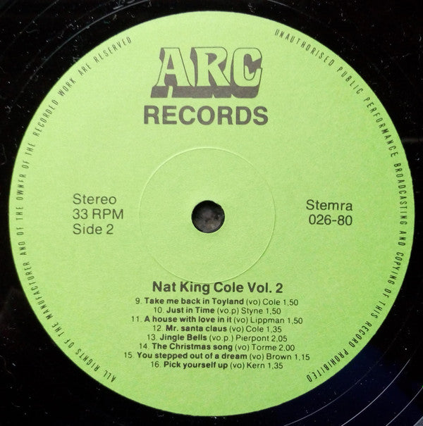 Nat King Cole : ARC's Super Oldies Of Nat King Cole Vol. 26 (LP, Comp)
