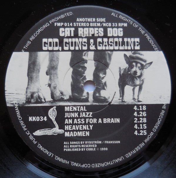 Cat Rapes Dog : God, Guns & Gasoline (LP, Album)
