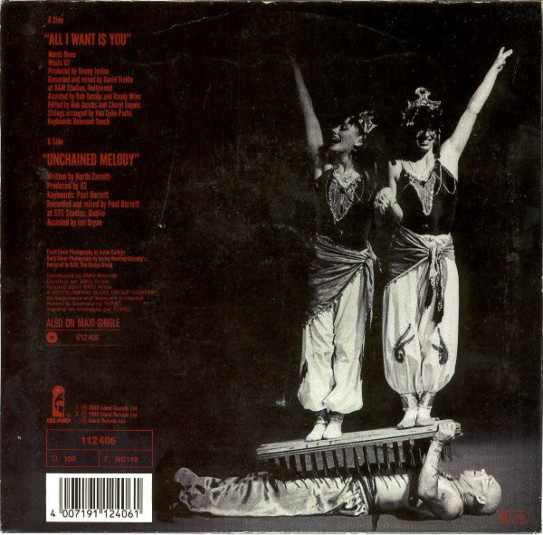 U2 : All I Want Is You (7", Single)