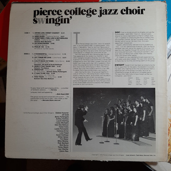 Pierce College Jazz Choir : Swingin' (LP)