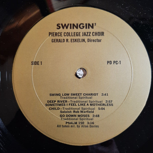 Pierce College Jazz Choir : Swingin' (LP)