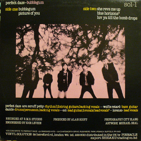 Perfect Daze : Bubblegum (12", MiniAlbum)