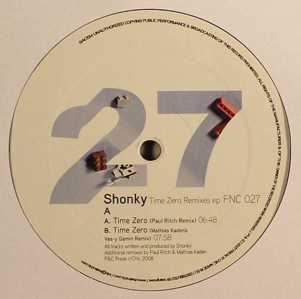 Shonky : Time Zero Remixes EP (12", EP)
