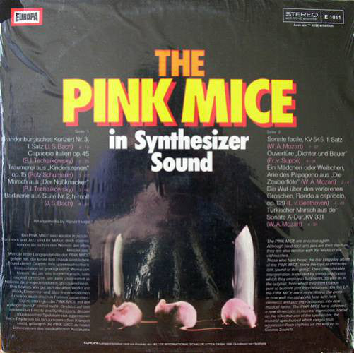 The Pink Mice : In Synthesizer Sound (LP, Album)