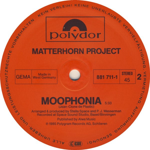 Matterhorn Project : Muh! (12", Maxi)