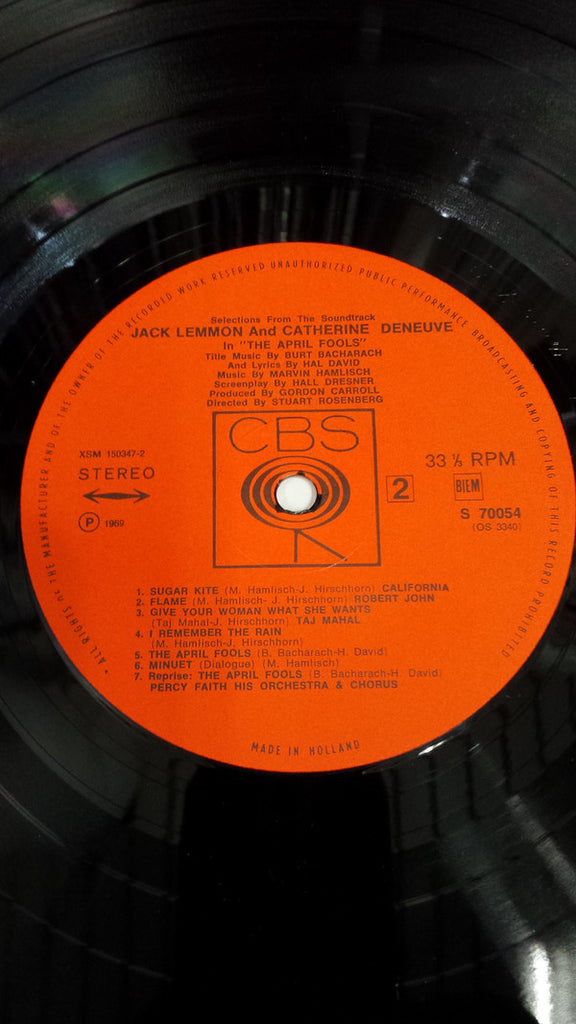 Various : Selections From The Sound Track "The April Fools" (LP)