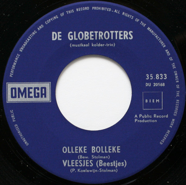 De Globetrotters : Olleke Bolleke (7", Single)