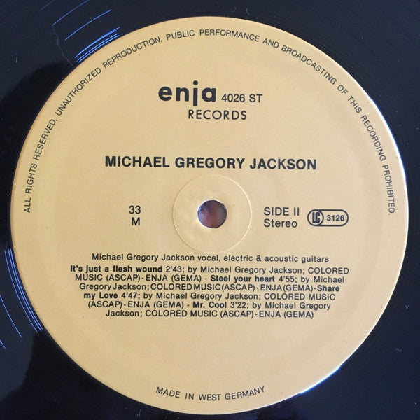 Michael Gregory Jackson : Cowboys, Cartoons & Assorted Candy... (LP, Album)