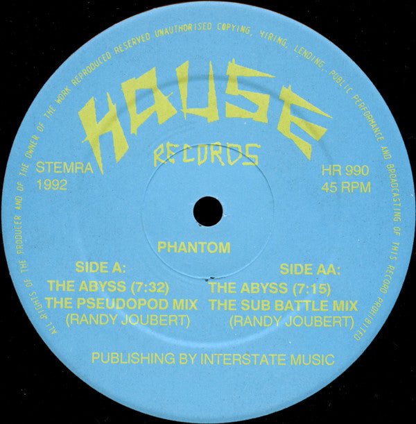Phantom : The Abyss (12")
