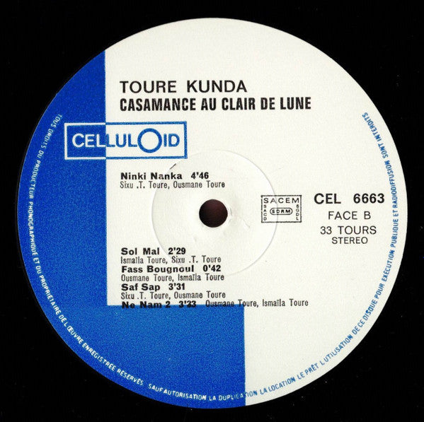 Touré Kunda : Casamance Au Clair De Lune (LP, Album)