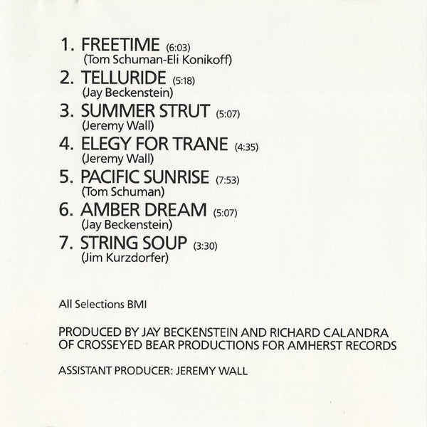 Spyro Gyra : Freetime (CD, Album, RE)