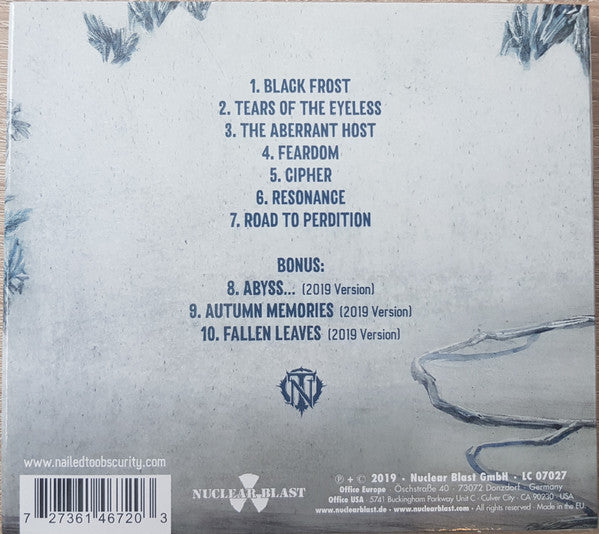 Nailed To Obscurity : Black Frost (CD, Album, Ltd, Dig)