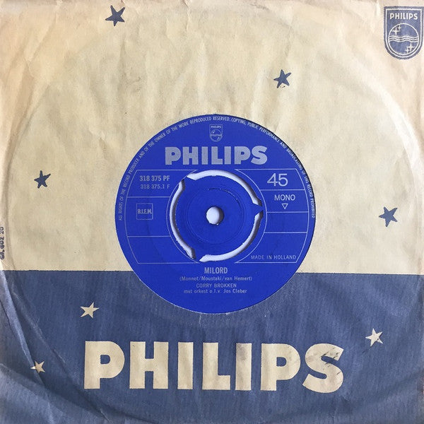 Corry Brokken : Milord (7", Single, Mono, 3-P)
