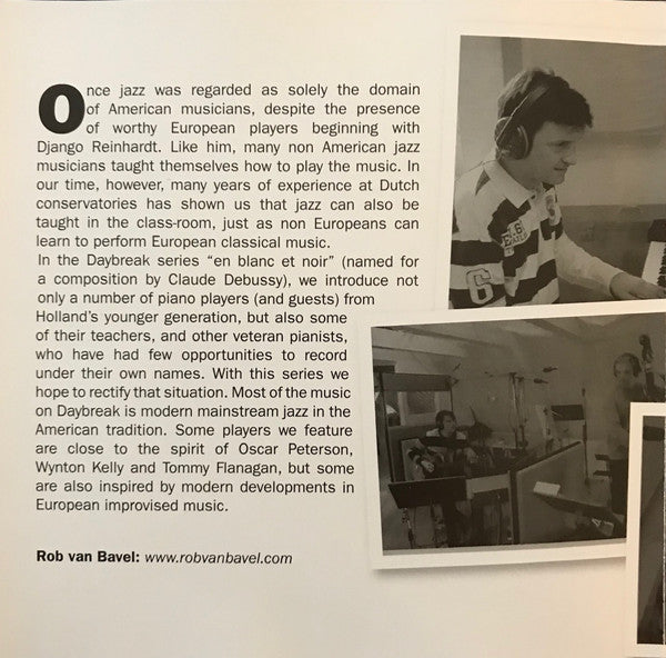 Rob Van Bavel : ‘En Blanc Et Noir’ (CD-ROM, Album)