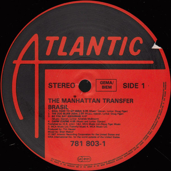 The Manhattan Transfer : Brasil (LP, Album)
