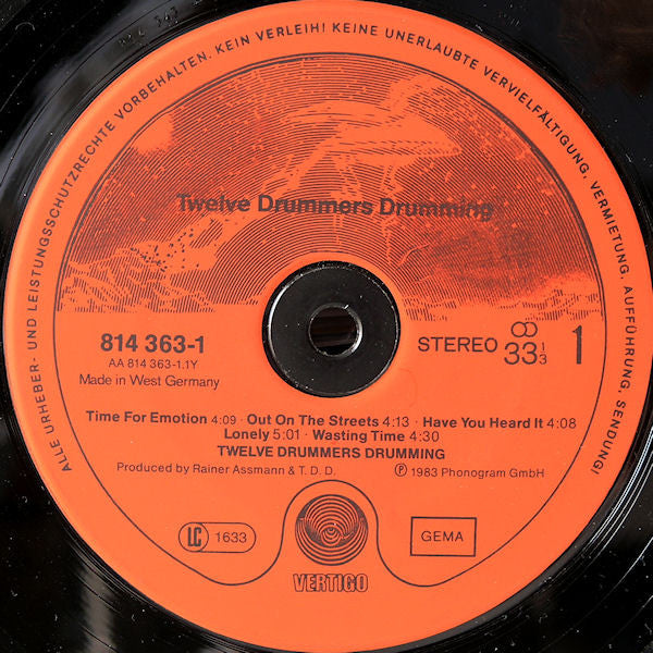 Twelve Drummers Drumming : Twelve Drummers Drumming (LP, Album)