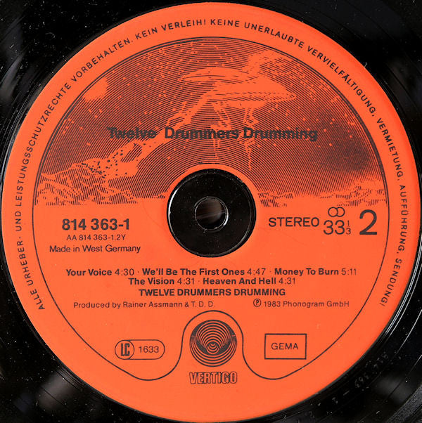 Twelve Drummers Drumming : Twelve Drummers Drumming (LP, Album)