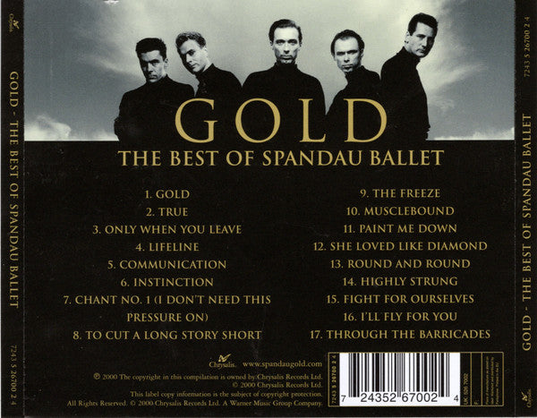 Spandau Ballet : Gold - The Best Of Spandau Ballet (CD, Comp)