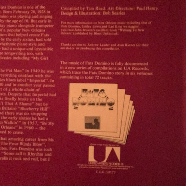 Fats Domino : 20 Greatest Hits (LP, Comp, Mono)