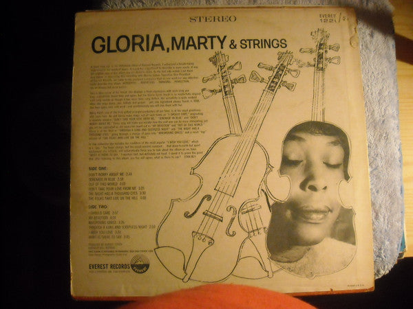 Gloria Lynne : Gloria, Marty & Strings (LP, Album)