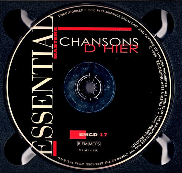 Various : Chansons D'hier (CD, Comp, Dig)
