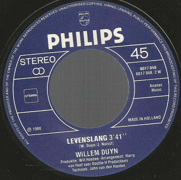 Willem Duyn : Marie-An (7", Single)