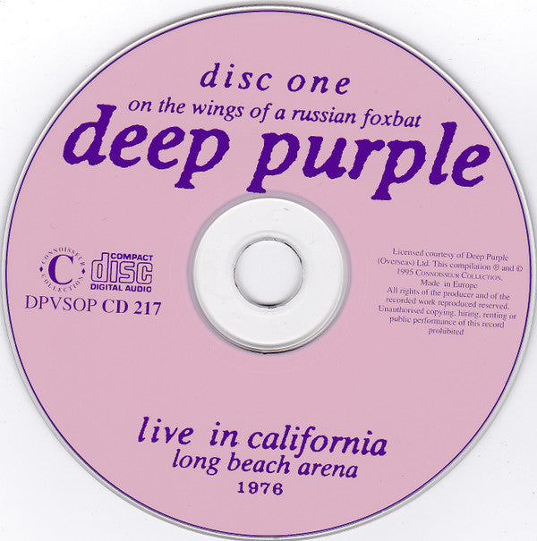 Deep Purple : On The Wings Of A Russian Foxbat • Live In California Long Beach Arena 1976 (2xCD, Album)