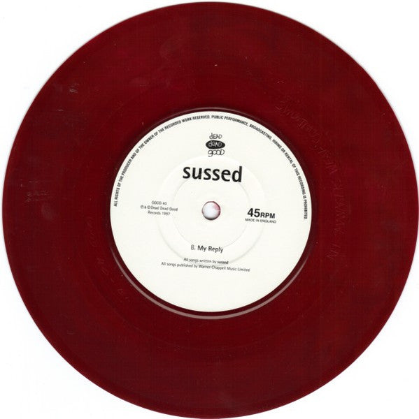 Sussed : Time's Up (7", Single, Ltd, Red)