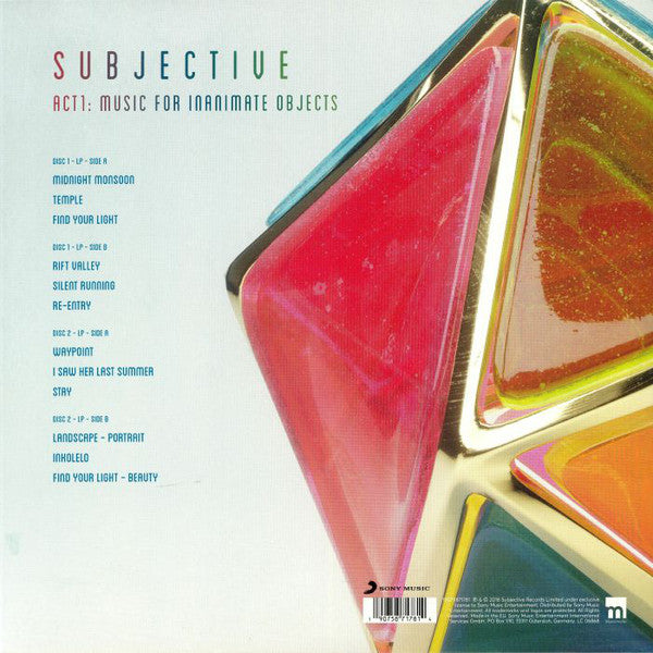 Subjective (3) : Act1: Music For Inanimate Objects (2x12", Album, Gat)