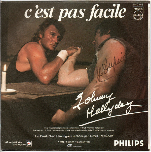 Johnny Hallyday : J'en Ai Marre (7", Single)