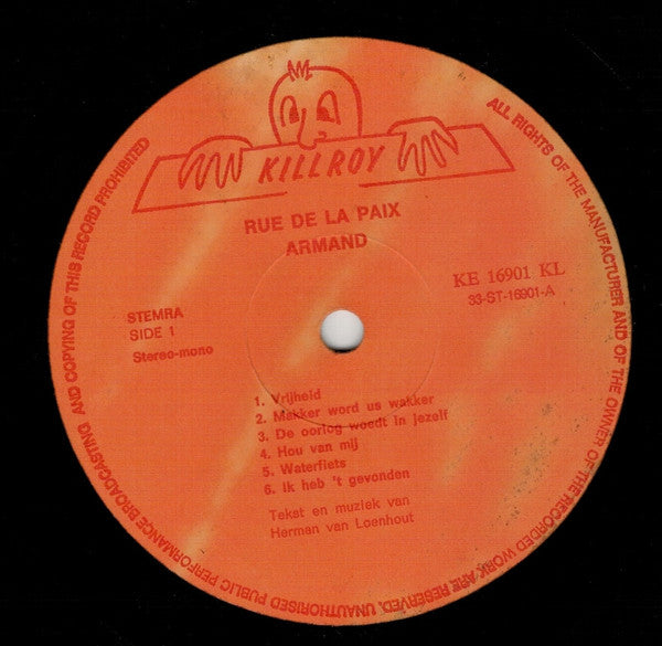 Armand : Rue De La Paix (LP, Album, Gat)